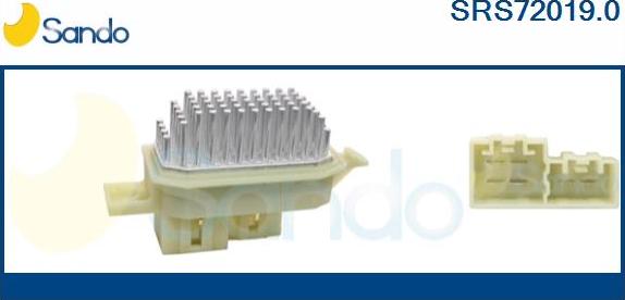 Sando SRS72019.0 - Опір, реле, вентилятор салону autocars.com.ua