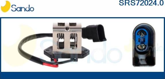 Sando SRS72024.0 - Опір, реле, вентилятор салону autocars.com.ua
