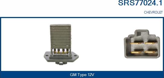 Sando SRS77024.1 - Опір, реле, вентилятор салону autocars.com.ua