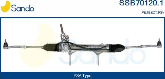 Sando SSB70120.1 - Рульовий механізм, рейка autocars.com.ua