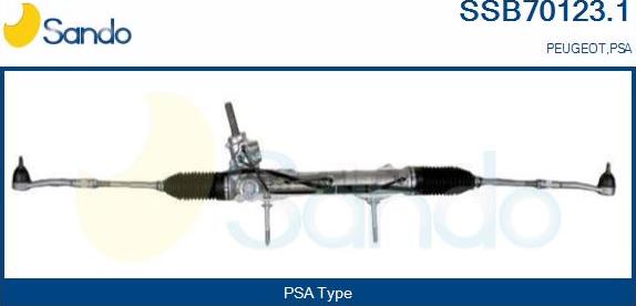 Sando SSB70123.1 - Рульовий механізм, рейка autocars.com.ua