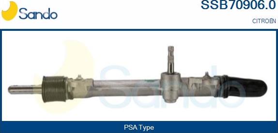 Sando SSB70906.0 - Рульовий механізм, рейка autocars.com.ua