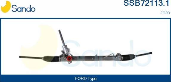 Sando SSB72113.1 - Рулевой механизм, рейка autodnr.net