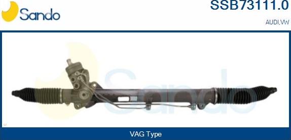 Sando SSB73111.0 - Рулевой механизм, рейка autodnr.net