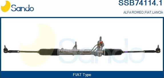 Sando SSB74114.1 - Рульовий механізм, рейка autocars.com.ua