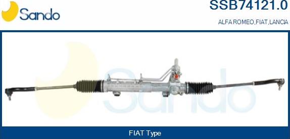 Sando SSB74121.0 - Рульовий механізм, рейка autocars.com.ua