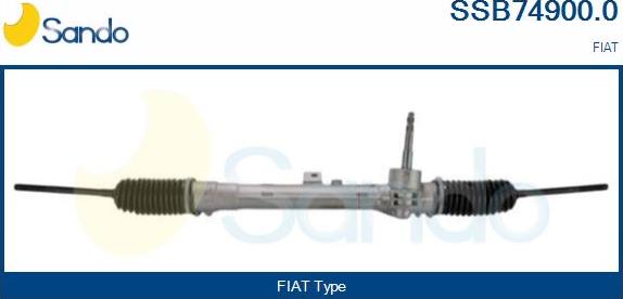 Sando SSB74900.0 - Рульовий механізм, рейка autocars.com.ua