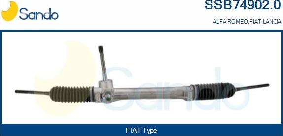 Sando SSB74902.0 - Рулевой механизм, рейка autodnr.net