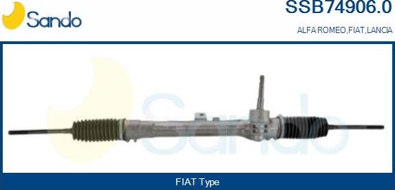 Sando SSB74906.0 - Рулевой механизм, рейка autodnr.net