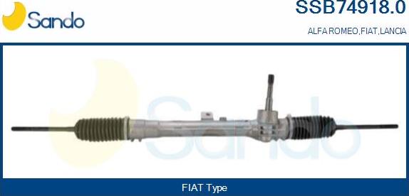 Sando SSB74918.0 - Рулевой механизм, рейка autodnr.net