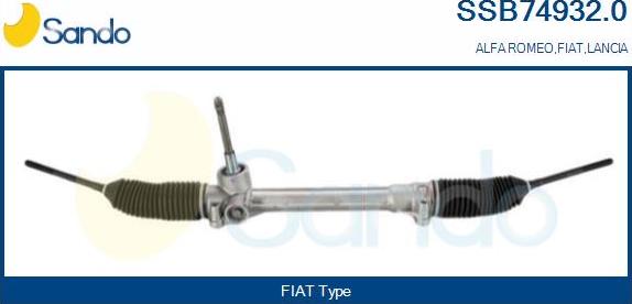 Sando SSB74932.0 - Рулевой механизм, рейка autodnr.net