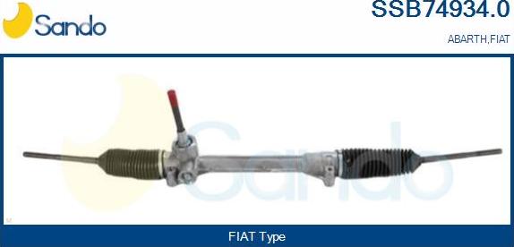 Sando SSB74934.0 - Рулевой механизм, рейка autodnr.net