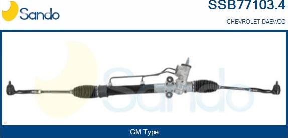 Sando SSB77103.4 - Рулевой механизм, рейка autodnr.net