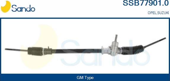 Sando SSB77901.0 - Рульовий механізм, рейка autocars.com.ua