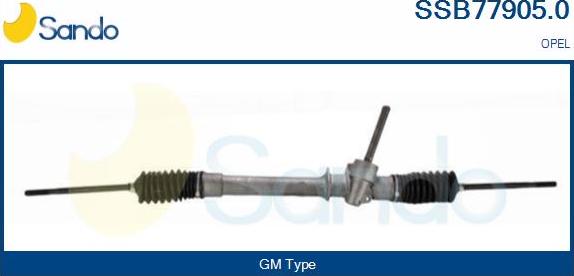 Sando SSB77905.0 - Рулевой механизм, рейка autodnr.net