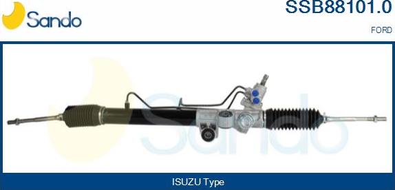 Sando SSB88101.0 - Рульовий механізм, рейка autocars.com.ua
