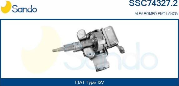 Sando SSC74327.2 - Рульова колонка autocars.com.ua