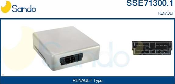 Sando SSE71300.1 - Блок управління, рульовий механізм з підсилювачем autocars.com.ua