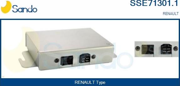 Sando SSE71301.1 - Блок управління, рульовий механізм з підсилювачем autocars.com.ua