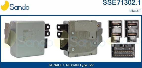 Sando SSE71302.1 - Блок управління, рульовий механізм з підсилювачем autocars.com.ua