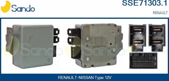 Sando SSE71303.1 - Блок управління, рульовий механізм з підсилювачем autocars.com.ua