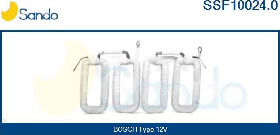 Sando SSF10024.0 - Обмотка возбуждения, стартер autodnr.net