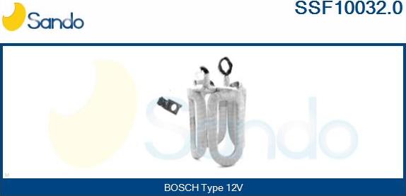 Sando SSF10032.0 - Обмотка возбуждения, стартер autodnr.net