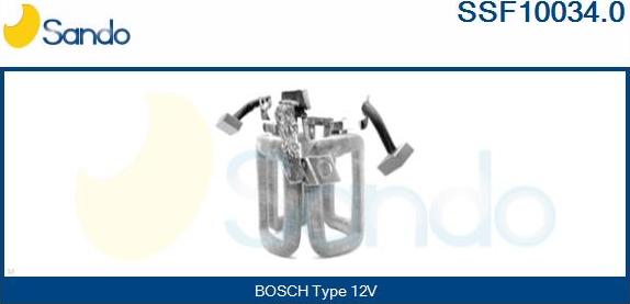 Sando SSF10034.0 - Обмотка возбуждения, стартер autodnr.net