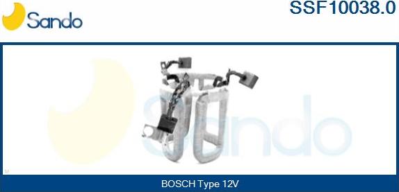 Sando SSF10038.0 - Обмотка збудження, стартер autocars.com.ua