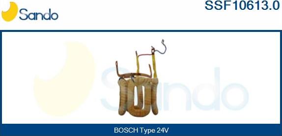 Sando SSF10613.0 - Обмотка збудження, стартер autocars.com.ua
