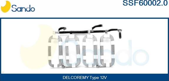 Sando SSF60002.0 - Обмотка возбуждения, стартер autodnr.net