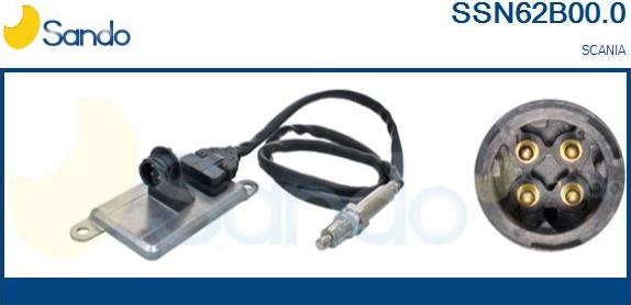 Sando SSN62B00.0 - NOx-датчик, впорскування карбаміду autocars.com.ua