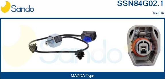 Sando SSN84G02.1 - Датчик детонації autocars.com.ua