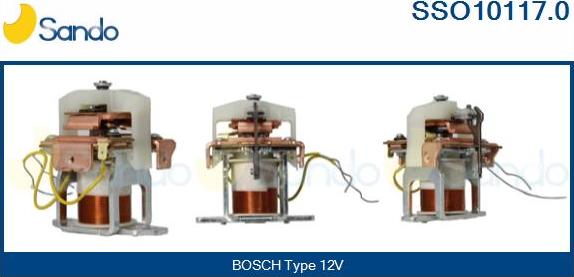 Sando SSO10117.0 - Тягове реле, стартер autocars.com.ua