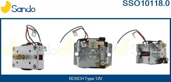 Sando SSO10118.0 - Тягове реле, стартер autocars.com.ua