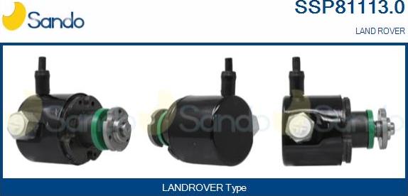 Sando SSP81113.0 - Гідравлічний насос, рульове управління, ГУР autocars.com.ua