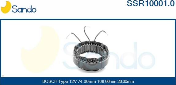 Sando SSR10001.0 - Статор, генератор autodnr.net