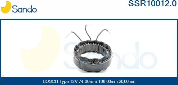 Sando SSR10012.0 - Статор, генератор autodnr.net