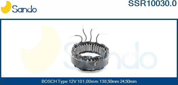 Sando SSR10030.0 - Статор, генератор autodnr.net