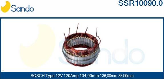 Sando SSR10090.0 - Статор, генератор autodnr.net