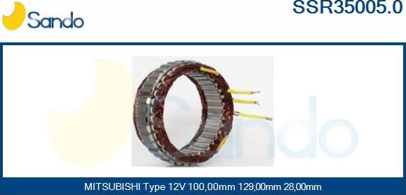 Sando SSR35005.0 - Статор, генератор autodnr.net