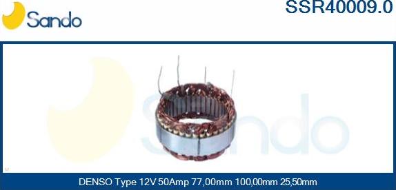 Sando SSR40009.0 - Статор, генератор autodnr.net