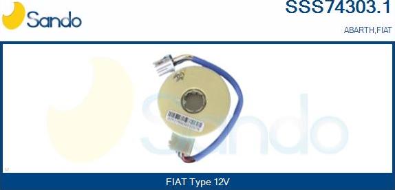 Sando SSS74303.1 - Датчик кута повороту руля autocars.com.ua