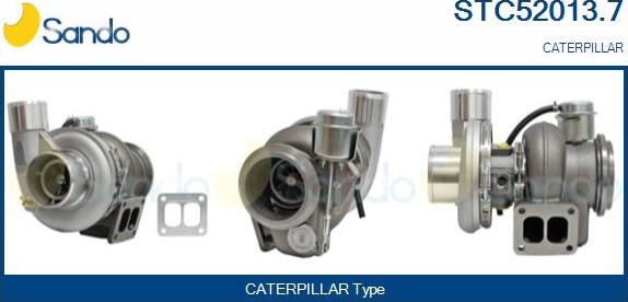 Sando STC52013.7 - Компресор, наддув autocars.com.ua