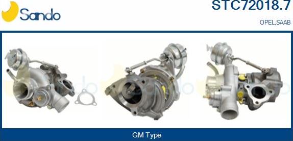 Sando STC72018.7 - Компресор, наддув autocars.com.ua