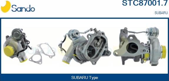 Sando STC87001.7 - Компресор, наддув autocars.com.ua