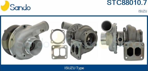 Sando STC88010.7 - Компресор, наддув autocars.com.ua