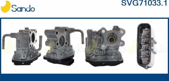 Sando SVG71033.1 - Клапан повернення ОГ autocars.com.ua