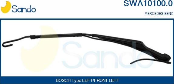Sando SWA10100.0 - Важіль склоочисника, система очищення вікон autocars.com.ua