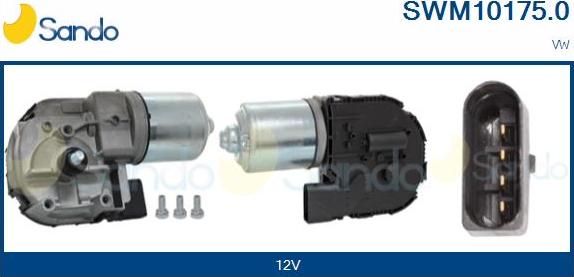 Sando SWM10175.0 - Двигун склоочисника autocars.com.ua